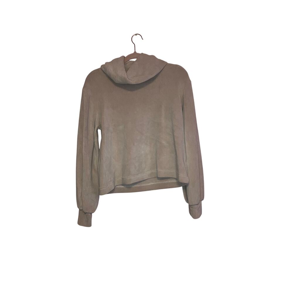 Wallflower Neutral Taupe Cowl-Neck Sweater
